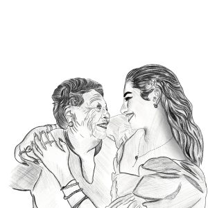 ILUSTRACIÓN DIGITAL ESTILO LÁPIZ